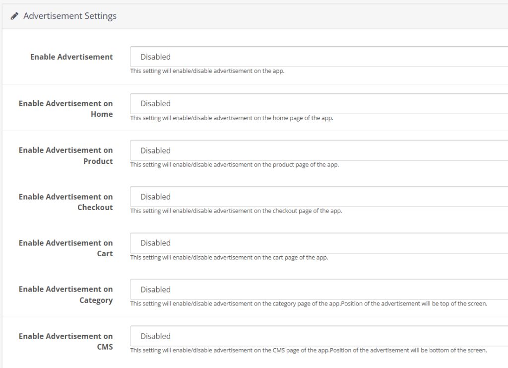 Opencart-Mobile-App-Builder-Advertisement-Setting-Enhancement