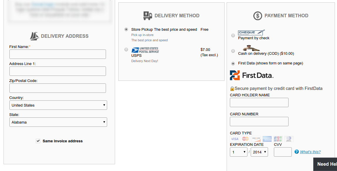 Expectations that should be made with one page checkout module- Fill order details from the same page | Knowband