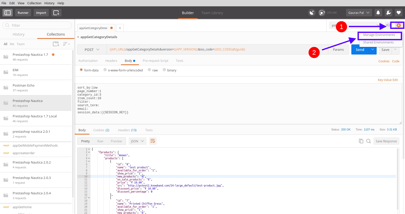 How To Use Environments In Postman Knowband Blog Ecommerce Modules 