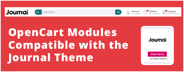 OpenCart Modules Compatible With The Journal Theme