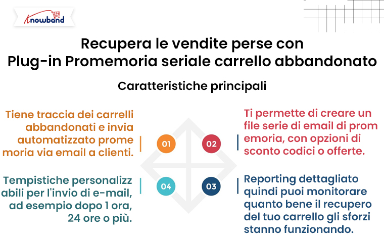 Recupera le vendite perse con il plugin Promemoria seriale carrello abbandonato