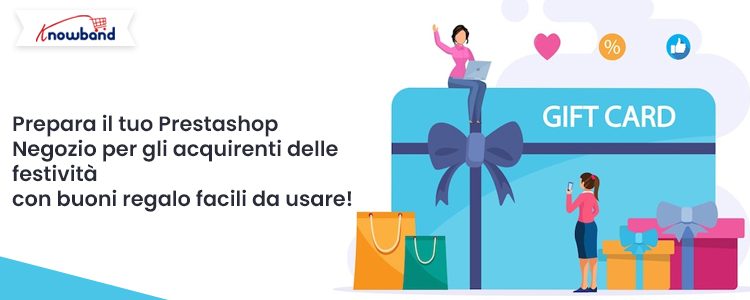 Prepara il tuo negozio Prestashop per gli acquirenti delle feste con buoni regalo facili da usare